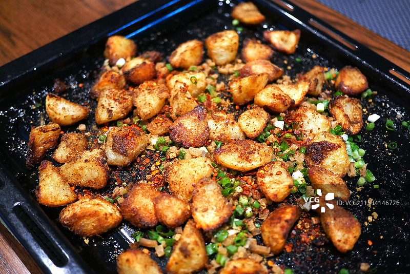 烤土豆图片素材