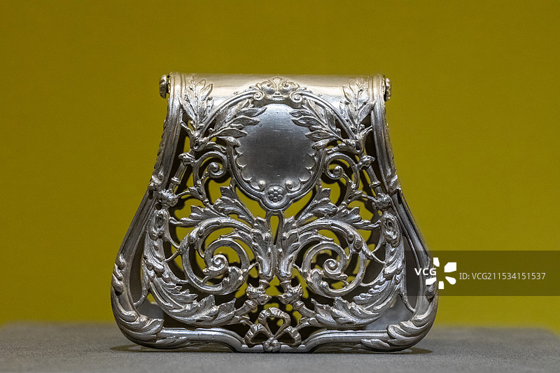 中国国家博物馆俄宴风华展芦笋夹19世纪下半叶1879年之后银器图片素材