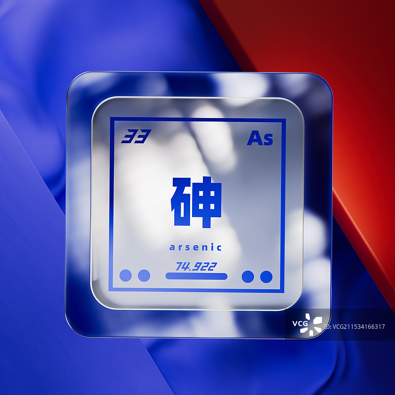 3D渲染化学元素插图图片素材