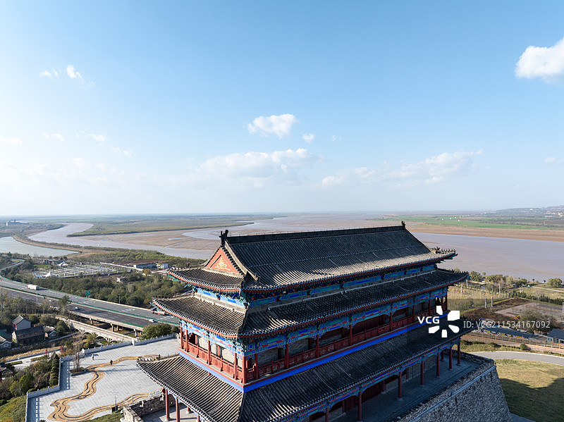 陕西省渭南市潼关县秦东镇潼关古城图片素材