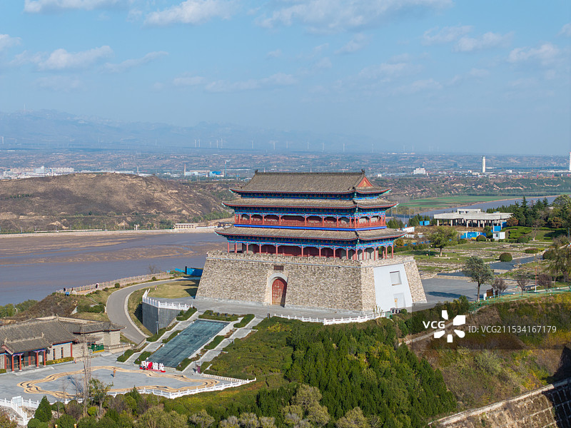 陕西省渭南市潼关县秦东镇潼关古城图片素材
