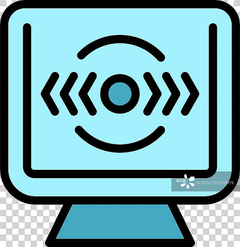 计算机视觉技术检测眼动图片素材