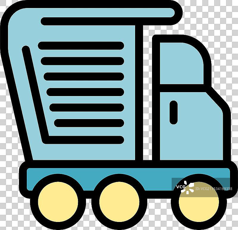 大型矿用卡车在露天矿场作业图片素材