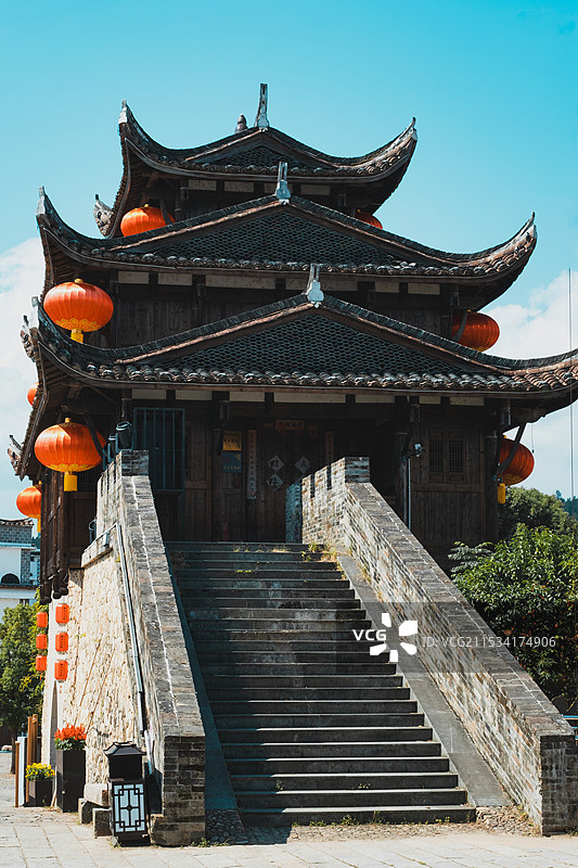 和平古镇图片素材