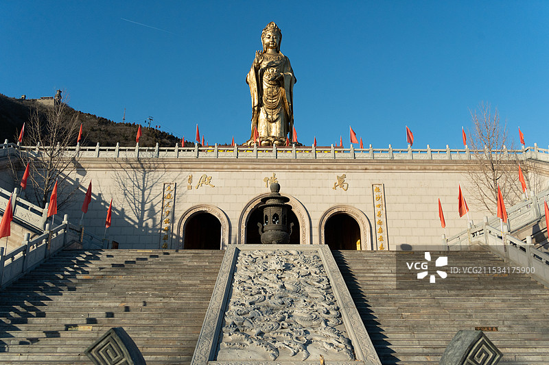 北京密云 冶仙塔 秋季图片素材