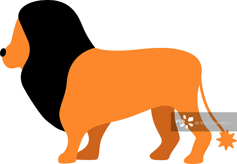 狮子矢量元素图片素材