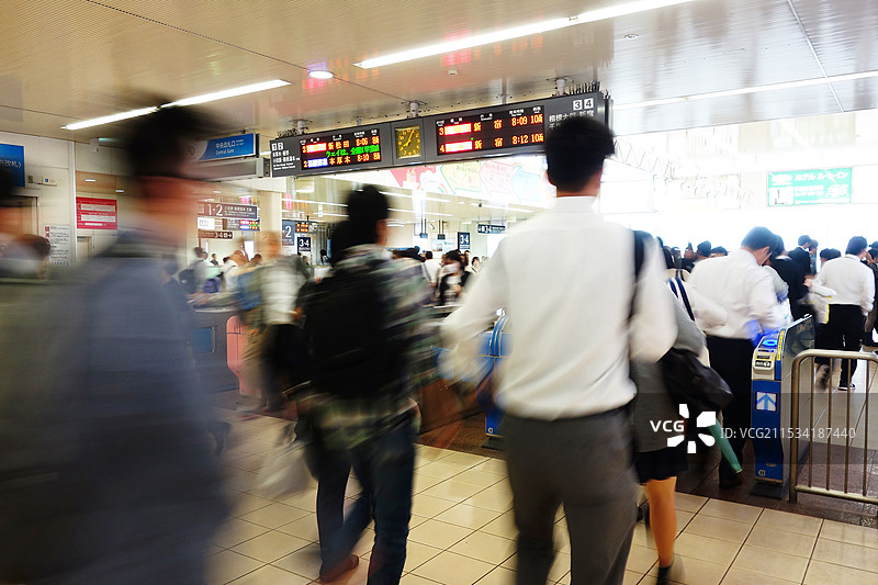 早高峰通勤潮图片素材