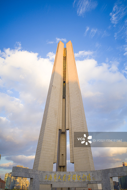 上海市人民英雄纪念碑图片素材