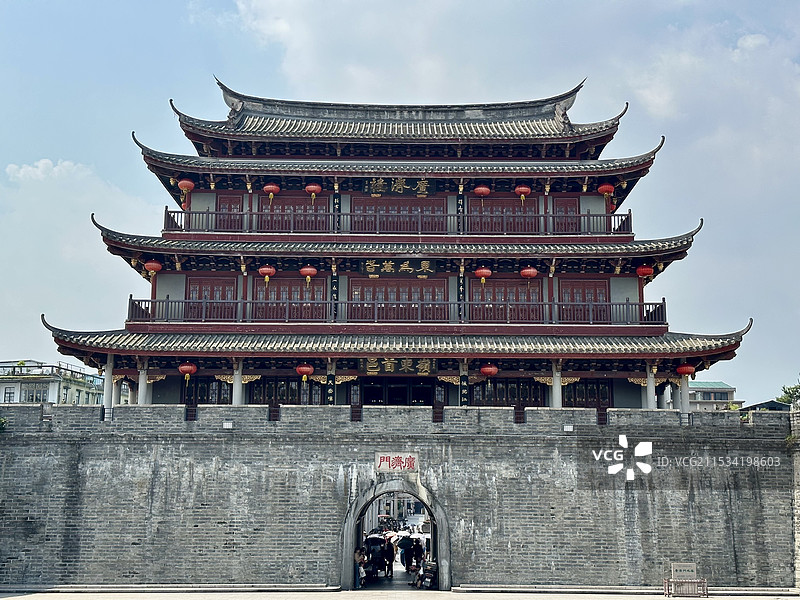 潮州古城广济楼图片素材