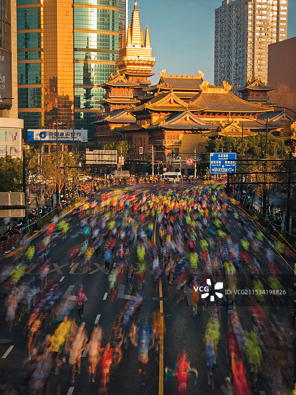 上海马拉松图片素材