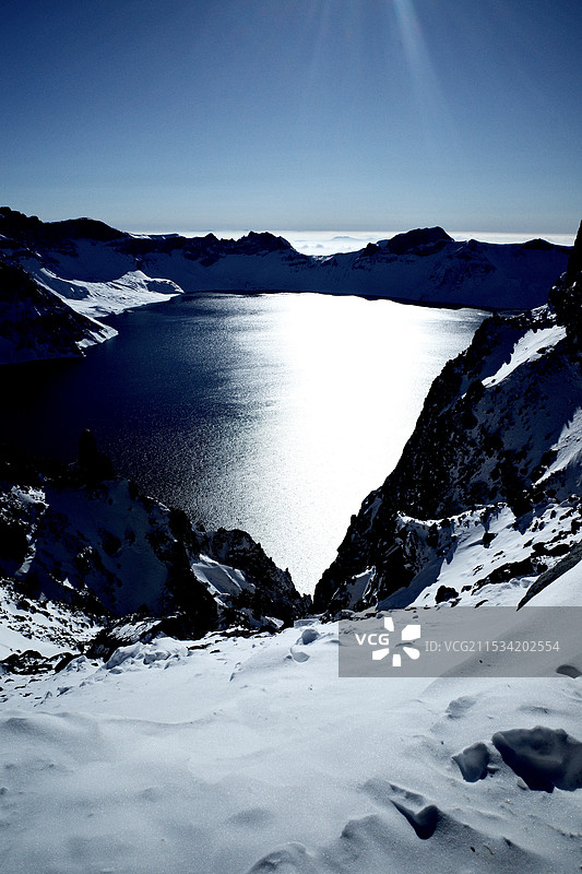 长白山  天池图片素材