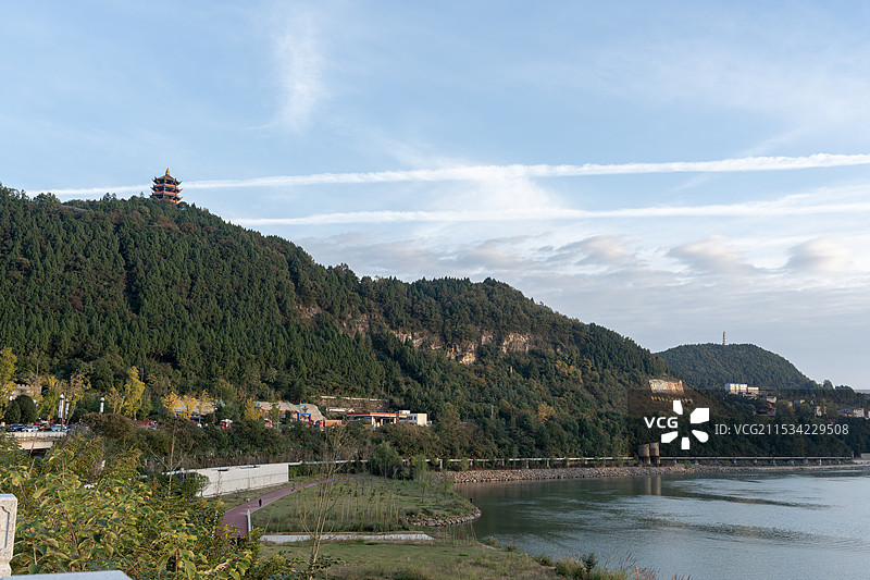 广元苍溪红军渡·西武当山景区图片素材