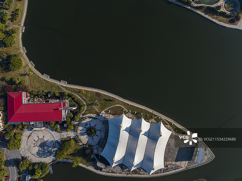 航拍安徽省芜湖市碧桂园图片素材