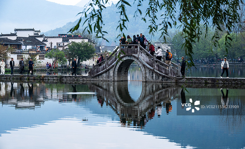 宏村南湖图片素材