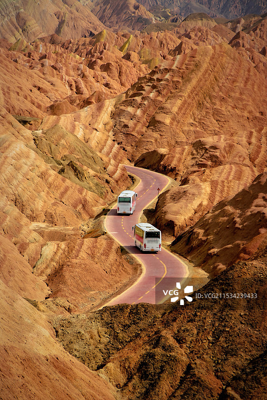 张掖市临泽县丹霞口文旅小镇景区图片素材