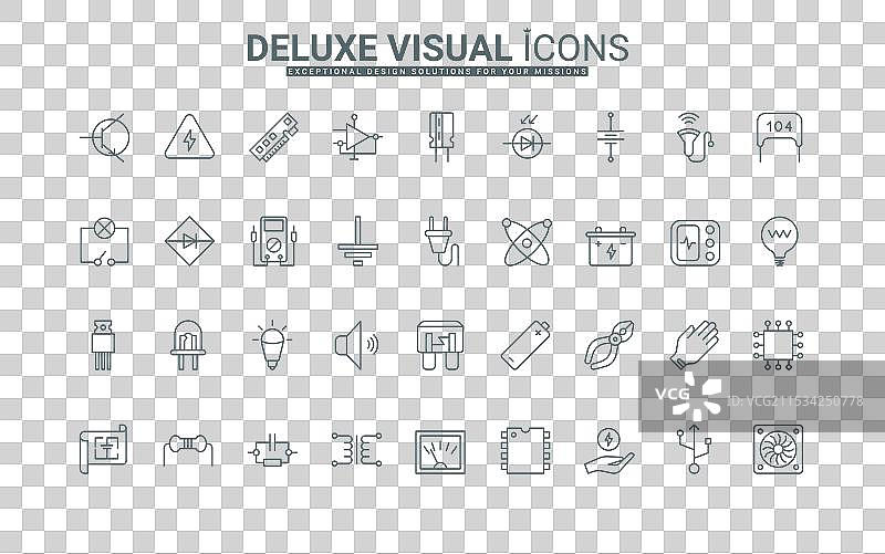 电子元件设备零件和图片素材