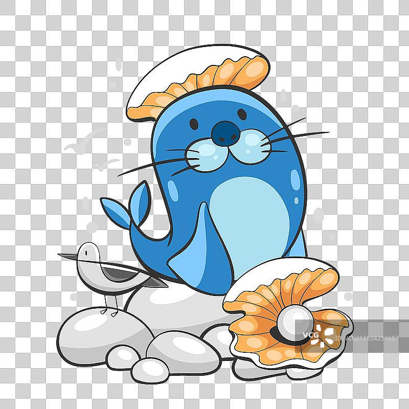 海洋拼贴画图片素材