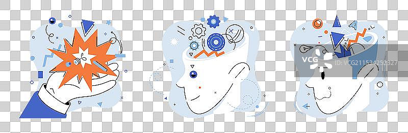 积极思维与心理健康图片素材