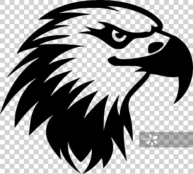 鹰 - 极简和简单的轮廓图片素材