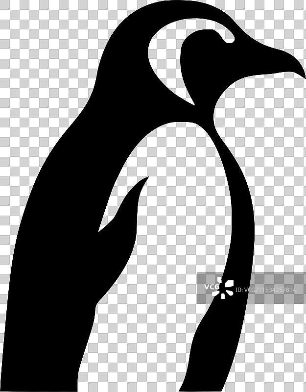 企鹅 - 高质量标志 - 适合T恤使用图片素材