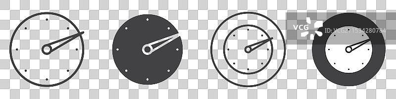 仪表盘图标细线设计图片素材