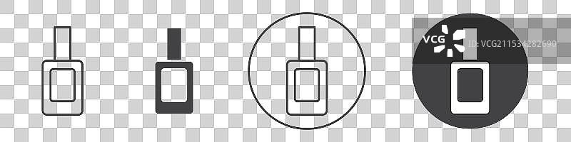 指甲油图标细线设计图片素材