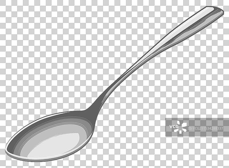 勺子侧面四分之一视角厨房用具图片素材