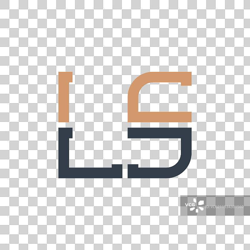 现代LS字母标志设计创意与图片素材