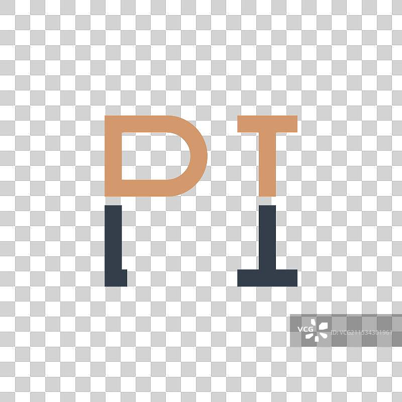 现代π字母标志设计创意与图片素材