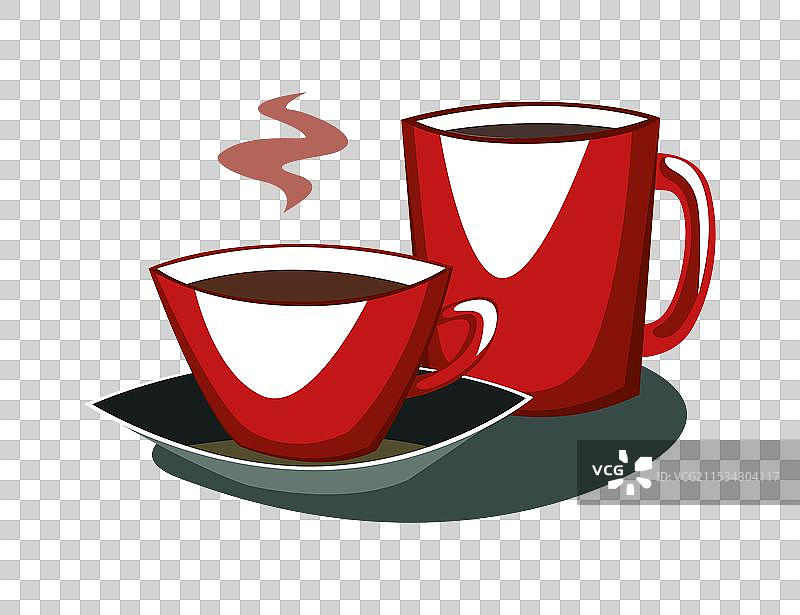 热咖啡杯热饮咖啡茶图标合集图片素材