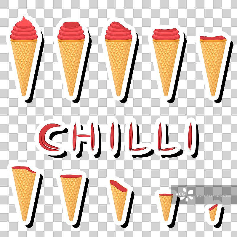 五彩缤纷的自然甜点大集合，形状各异图片素材