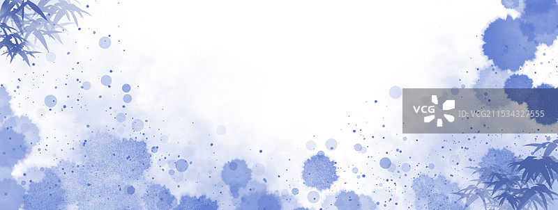 中国传统艺术中国风抽象竹子水墨画图片素材