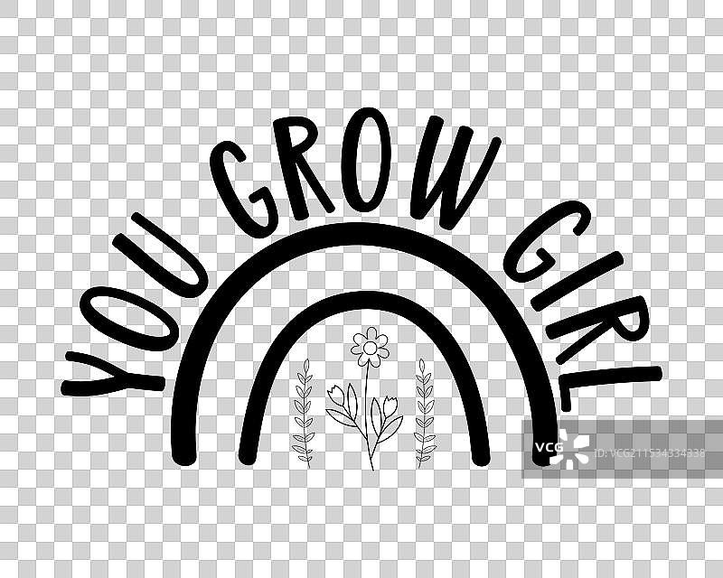 你真棒，女孩！图片素材