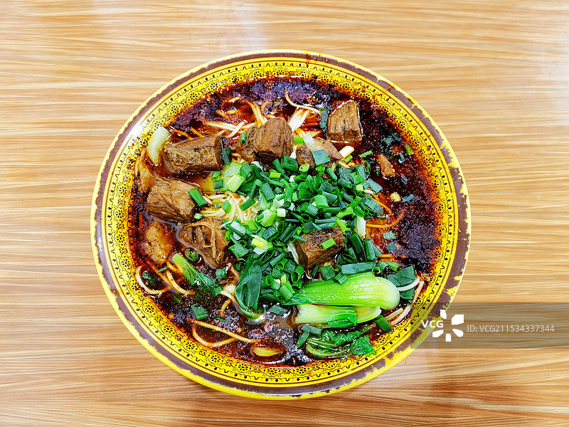 一碗美味的大碗牛肉面图片素材