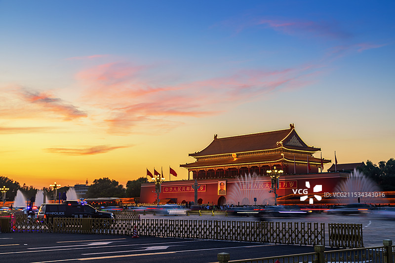 金色天安门图片素材