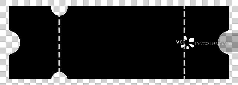 黑色折扣券和代金券图片素材