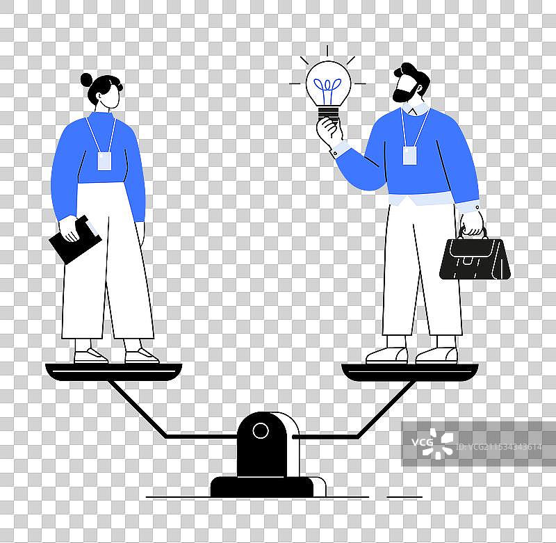 职场平等与性别平衡图片素材