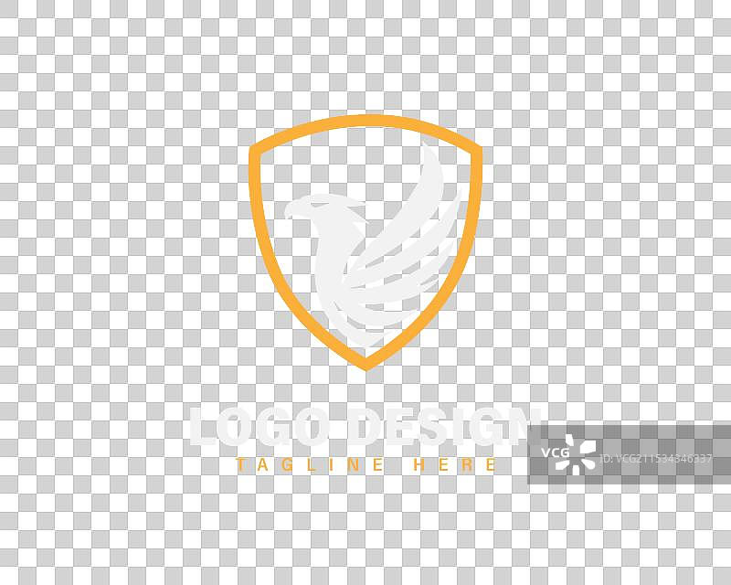 鹰盾徽标设计标志图片素材