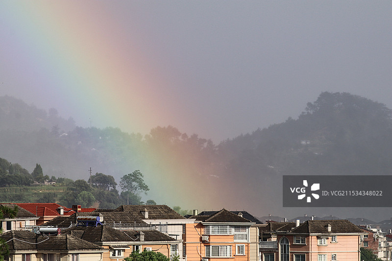 雨后的彩虹图片素材