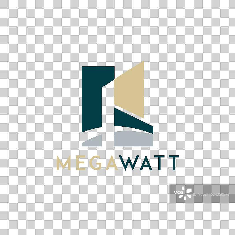 mw和wm建筑师标志图片素材