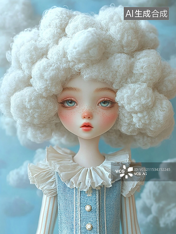 【AI数字艺术】人物IP设计图片素材