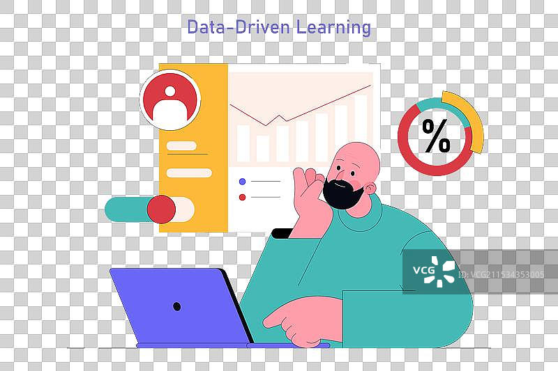 成人教育平面图图片素材