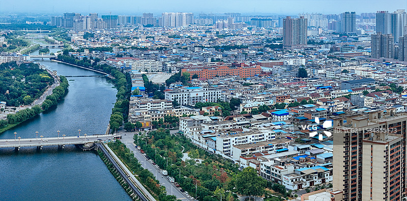 方城县 龙泉公园 潘河大桥 润豪世纪 阳城公园 航拍图片素材