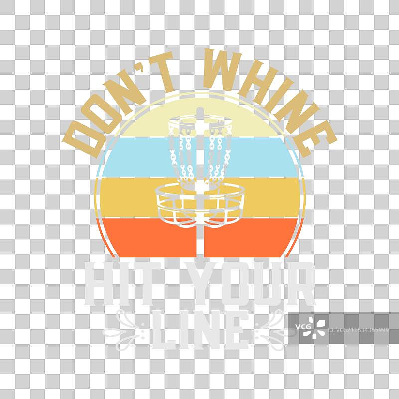 飞碟高尔夫被愚蠢的树挡住了线路图片素材