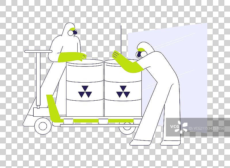 核废料抽象概念图片素材