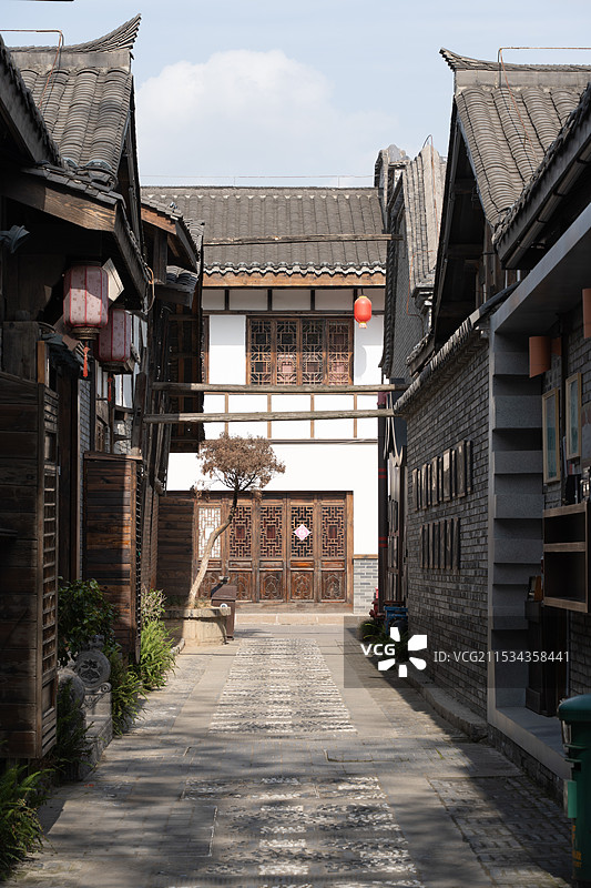 四川绵阳三台潼川古城景观图片素材