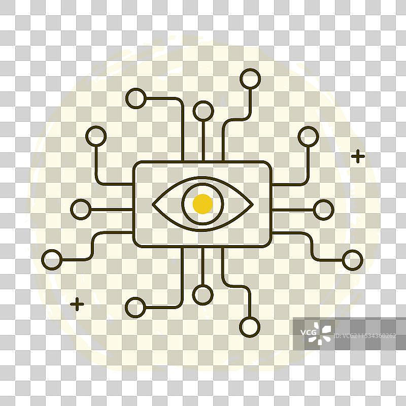 图像处理与计算机视觉图标设计图片素材