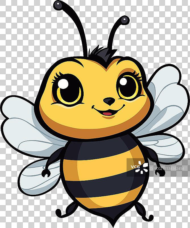 卡通蜜蜂图片素材