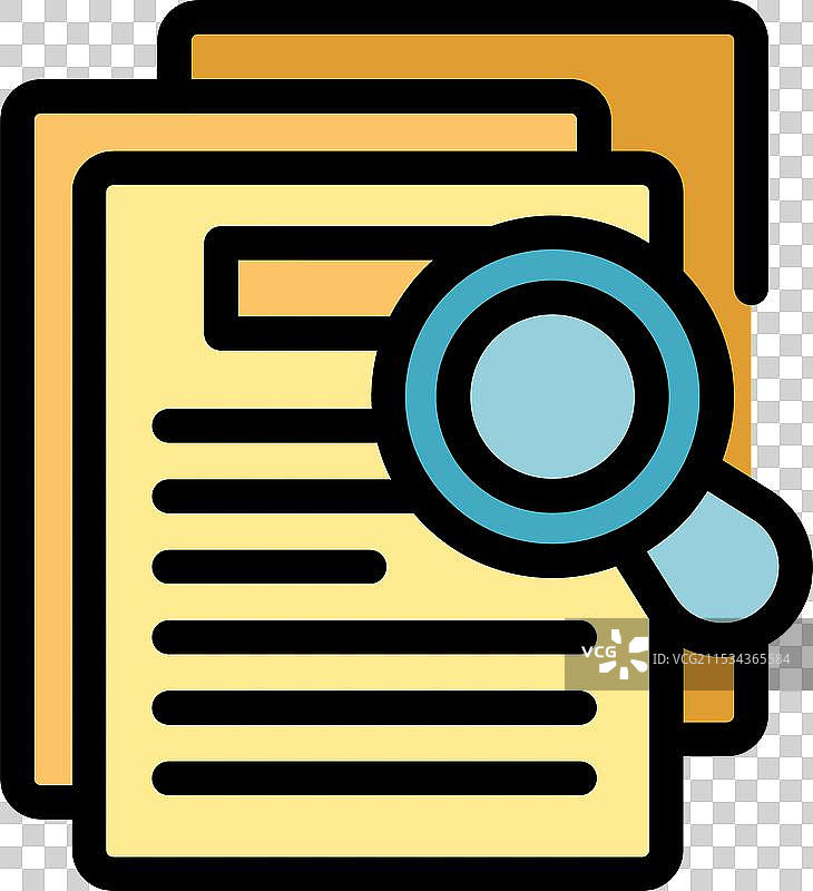 放大镜分析文件的潜力图片素材