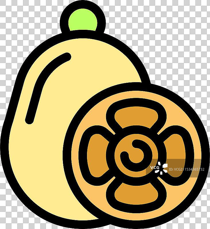 整个蛋果及其横截面显示星形图案图片素材